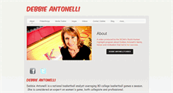 Desktop Screenshot of debbieantonelli.com